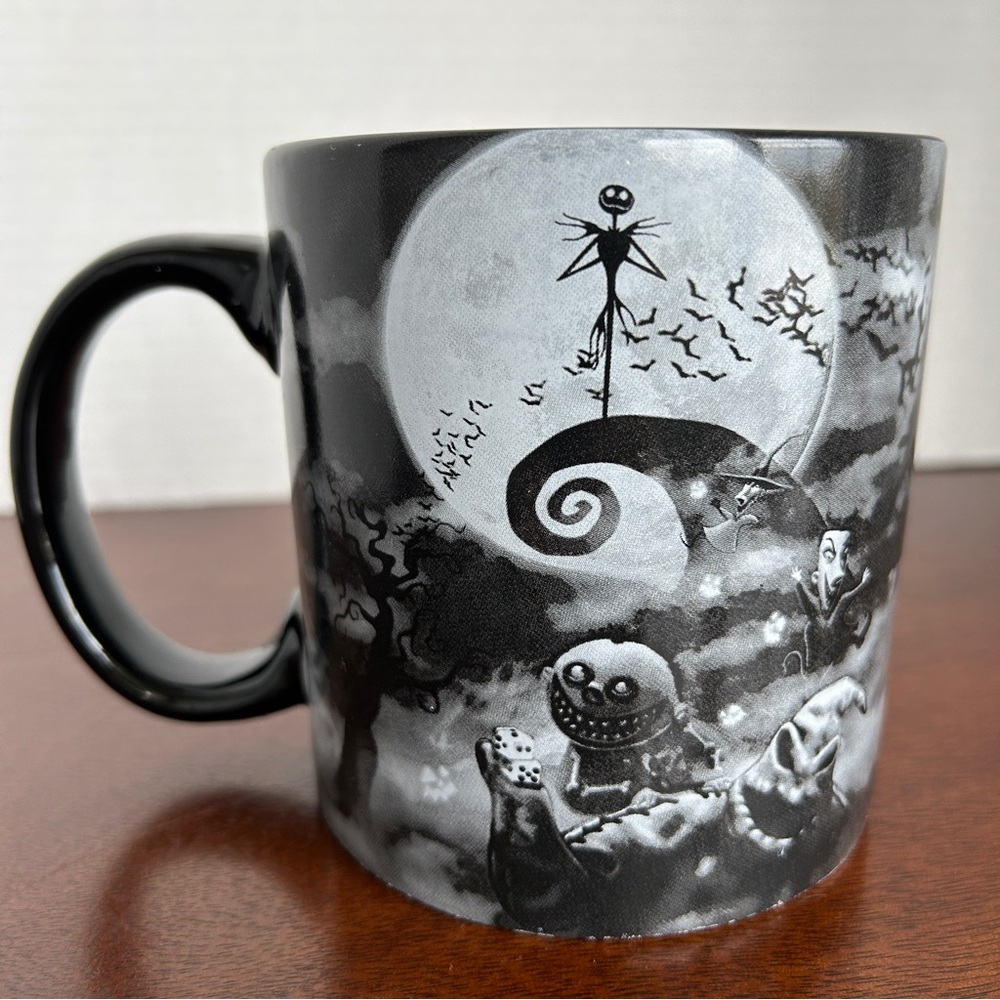 Disney Nightmare Before Christmas Jack Skellington Oogie Boogie Ceramic Mug - Picture 1 of 9